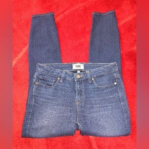 PAIGE Women's Dark Blue Skinny Jeans Sz 29